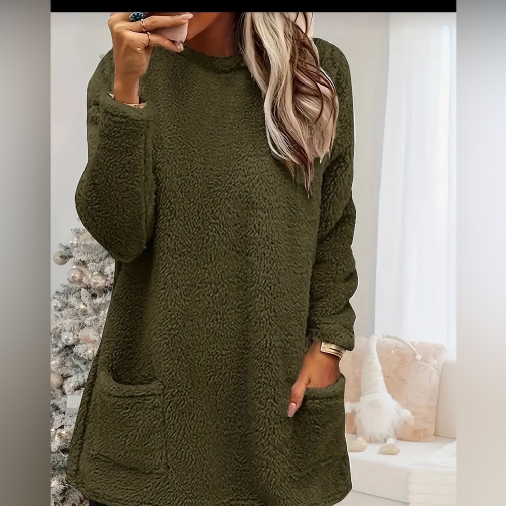 Women’s Pullover Pajama Sweatshirt Size M